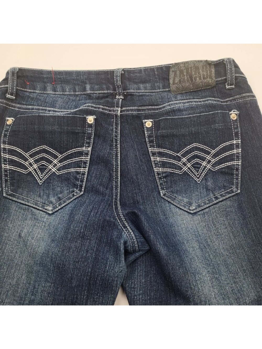ZANA DI Y2K Denim Jeans Vintage SZ 11 Skinny Whiskered Juniors - Picture 8 of 11